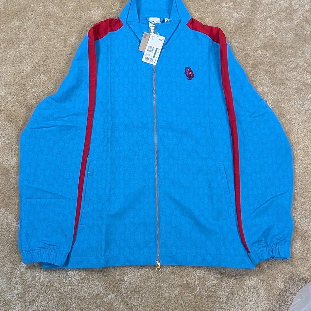 Blue and Red Track Jacket
